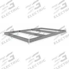 TENNSCO Shelf: 72 in x 48 in, 1,750 lb Load Capacity, Gray, Shelf (MPN ZK-7248). Key specifications — Includes: Beams; Shelf Configuration: Single Straight; Color: Gray; Frame Material: Steel; Brand: TENNSCO; Frame Finish: Zinc Plated; Product Type: Shelf.