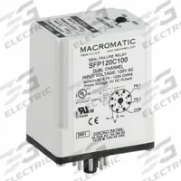 MACROMATIC Pump Seal Failure Relay: Socket Mounted, 5 A Current Rating, 120V AC, 8 Pin (MPN SFP120C100). Key specifications — Manufacturer Part Number: SFP120C100; Brand: MACROMATIC.