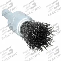 WEILER End Brush: Crimped Steel, 1/2 in Dia, 0.014 in Fill Dia, 1/4 in Shank (MPN 96100). Key specifications — Brand: WEILER.