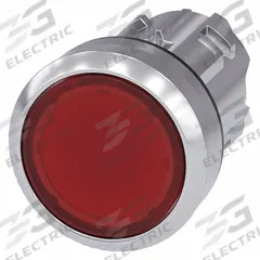 SIEMENS Flush Push Button: Blue, 22 mm Mounting Size, Metallic, Maintained (MPN 3SU1051-0AA20-0AA0). Key specifications — Brand: SIEMENS; Action: Maintained; Series: 3SU; Push Button Material Type: Metallic.