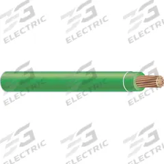Building Wire: Copper, 2 AWG, 1 Conductors, Stranded, Green, 500 ft Lg, THHN (MPN 29583201). Key specifications — Voltage: 600 V; Brand: SOUTHWIRE.