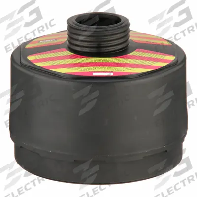 MSA Gas Mask Canister: Chlorine (CL)/Hydrogen Fluoride (HF)/P100, Magenta/Olive Color - MSA Replacement Cartridges