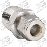PARKER Compression Fitting Adapter: 1/8 in OD x 1/4 in Pipe Fitting Size, Compression x MNPT (MPN 2MTC4N-316). Key specifications — Compatible Fitting Brands: Parker A-LOK; Brand: PARKER.