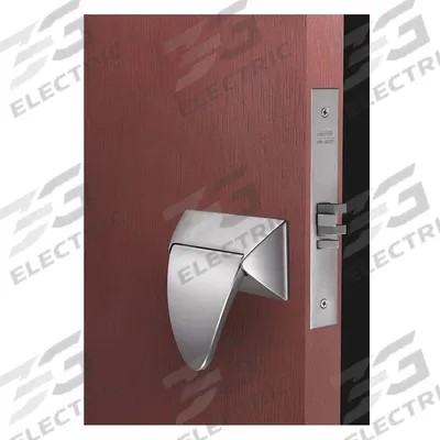 CORBIN Door Lockset: Passage Paddle Locksets, Stainless Steel, ADA Compliant