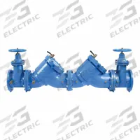 WATTS Double Check Valve Assembly: LF709, 4 in Pipe Size, Flange x Flange, 52.38 in Overall Lg, 709 (MPN LF709-NRS). Key specifications — Shut-Off Valve Type: NRS Gate Valve; Connection Type: Flange x Flange.