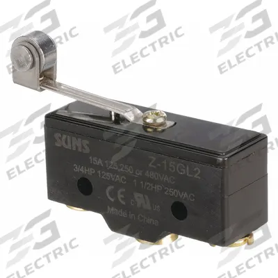 APPROVED VENDOR Snap Action Switch: Roller Lever Actuator, SPDT - Roller-Lever Snap-Action Switches