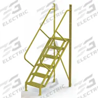 TRI-ARC Configurable Platform Ladder: 8.5 ft Overall Ht, 30 in Overall Wd, 20 in Overall Dp, Steel (MPN UCL5006246). Key specifications — Material: Steel; Color: Yellow; Brand: TRI-ARC.
