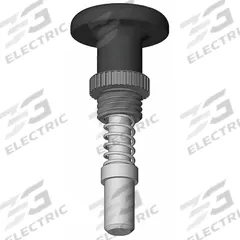 Weld Mount Retractable Spring Plunger: Pull Knob, 0.5 in Plunger Wd, 0.55 in Plunger Projection (MPN GI1/2S2.25-BPL5). Key specifications — Brand: INNOVATIVE COMPONENTS; Barrel Diameter: 1 in; Barrel Length: 2.25 in.
