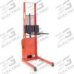 WESCO Stacker: 1,000 lb, 76 in Max Lifting Ht, Adj Invertible Fork, 25 in L x 3 in W Fork, Hydraulic (MPN 261030). Key specifications — Brand: WESCO; Lift Mechanism: Hydraulic; Width Across Forks: 6 in to 24 in.