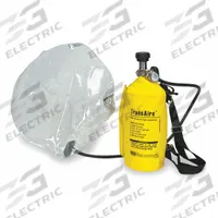 MSA Emergency Escape Breathing Apparatus: 5 min Escape Duration, 40 lpm, 2,216 psi, MSA TransAire (MPN 10008292). Key specifications — Brand: MSA; Flow Rate: 40 lpm; Brand and Series: MSA TransAire; Hood Material: Polyurethane.