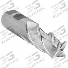 CLEVELAND Square End Mill: High Speed Steel, 4 Flute, 1" Mill Dia, 3" LOC, 5-1/2" OAL (MPN C75025)