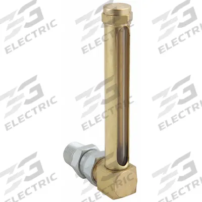 LDI INDUSTRIES Vented Oil Gauges: 4 1/4 in Sight Ht, 1/2" NPTF - Closed High-Pressure Oil Level Gauges