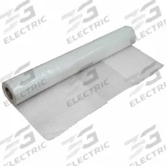 AMERICOVER Plastic Sheeting Roll: Heavy Duty, 6 mil Thick, 20 ft Wd, 100 ft Lg, Clear, Polyethylene (MPN DS220). Key specifications — Color: Clear; Material: Polyethylene; Standards: ASTM D7004; Brand: AMERICOVER; Fire-Resistant: No.