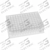 MTC BIO Well Plate: Non-Sterile, 96 Wells, 1.2 mL, 6.3 mm Dia, RNase/DNase Free, Round, Polystyrene (MPN DP12UR-9-N). Key specifications — Brand: MTC BIO; Body Color: Colorless; RNase/DNase Free: Yes; Well Shape: Round; Material: Polystyrene.