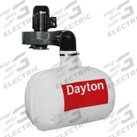 DAYTON Wood Dust Collector: Two-Stage, 115/230V AC, 600 cfm (MPN 3AA31). Key specifications — attr952404: DAYTON; attr979886: Drum; attr979899: 79 dBA.