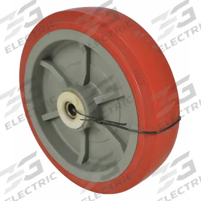 Dayton Center Wheel: 8 in Overall Lg, 2 1/4 in Overall Wd, Polyolefin, 8 in Overall Ht - Replacement Casters for Platform Trucks