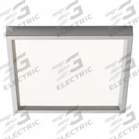 Square Downlight: 6 in Dia, Silver, 5/8 in Ht, 1,000 lm, 2700K, 14 W, 120V AC, Wet Location Rated (MPN S6S927K10AL). Key specifications — Color Temperature: 2700K; Housing Finish: Aluminum; Lighting Technology: LED; Fixture Shape: Square; Voltage: 120V AC; Emergency Battery Backup: No; Fixture Type: Vanity; Brand: LIGHTOLIER.