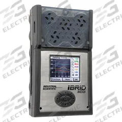 INDUSTRIAL SCIENTIFIC Multi-Gas Detector: IP64, INDUSTRIAL SCIENTIFIC MX6 iBrid, Alkaline, CO/H2S (MPN MX6-L123Q301). Key specifications — Gas Detected: Carbon Monoxide; Housing Color: Black; Battery Chemistry: Alkaline.