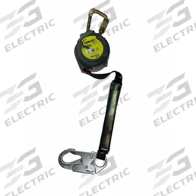 MILLER BY PIP Self-Retracting Lifeline: Steel Snap Hook Anchor, Harness Steel Carabiner - Personal SRLs