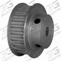 DAYTON Timing Pulley: Modified Curvilinear, Fixed, For GT Timing Belt Section, For 9 mm Belt Wd (MPN 24-5P09M6FA10). Key specifications — Brand: DAYTON; Finish: Clear Anodized; For Belt Series: Powerhouse®.