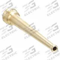 MOON AMERICAN Fire Hose Nozzle: Solid Bore, Constant Pressure (Auto), Solid Stream, 572-0751. Key specifications — Grip Type: No Grip; Product Type: Plain Hose Nozzle; Thread Type: GHT; Base Type: Rigid; Body Material: Brass; Activates By: Constant On; Nozzle Option: Constant Pressure (Automatic); Brand: MOON AMERICAN.