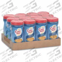 COFFEE MATE French Vanilla Powder Creamer: French Vanilla, 15 oz Item Size, Canister, 12 Pack Count (MPN 35775). Key specifications — attr921100: Canister; attr873858: COFFEE MATE; attr921101: French Vanilla.