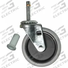 RUBBERMAID COMMERCIAL PRODUCTS Stem Caster: For 5M880/9PVE1, For FG617388BLA/FG617388BLUE (MPN GRFG6173L10000). Key specifications — For Use With Grainger Item Number: 5M880; For Use With Mfr. Model Number: FG617388BLA; Fits Brand: Rubbermaid Commercial; Product Type: Stem Caster; Brand: RUBBERMAID COMMERCIAL PRODUCTS.