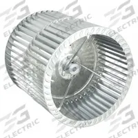 Blower Wheel: Forward-Curved, 11 in Dia, 10 11/16 in W, CW Closed End, Steel Wheel, 2 Inlets, Convex (MPN CAM25001200G). Key specifications — Manufacturer Part Number: CAM25001200G; Brand: DAYTON; Compatible with Grainger Part Number: 4XLE2; Compatible with Brand: Dayton; Product Type: Centrifugal Blower Wheel; Rotation: CW Closed End.