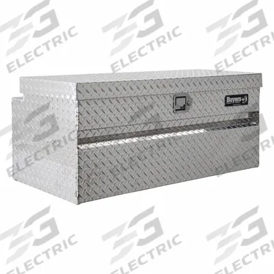 BUYERS PRODUCTS Truck Box Chest: Utility Chest Truck Box, Aluminum, 19 in Overall Dp, Silver - Single-Lid Utility Chest Truck Boxes