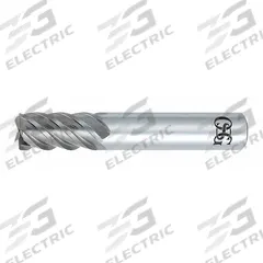 OSG Square End Mill: Carbide, TiCN Coated, 5 Flute, 5/32" Mill Dia, 9/16" LOC, 2" OAL (MPN 455-156208)