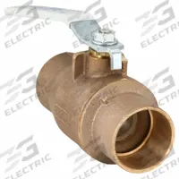 APOLLO Manual Two-Way Ball Valve: 2 in Size, Bronze, Straight, Sweat x Sweat, Std Port Ball Port (MPN 70LF24801). Key specifications — Brand: APOLLO; Handle: Lever.
