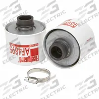 FLEETGUARD Air Filter: Round-Oval, Round, Radial Seal, 3 15/32 in Outside Dia, 27/32 in Inside Dia (MPN AF4895). Key specifications — Brand: FLEETGUARD; Compatible Vehicle Make: Freightliner; Compatible Vehicle Type: Trucks; FleetGuard Interchange: AF1989.