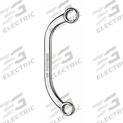 FACOM Box End Wrench: Satin, 11 mm_13 mm Head Size, 6 1/2 in Overall Lg - Metric, Double End, 12-Point, Half Moon-Shaped Box End Wrenches