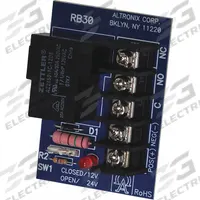 ALTRONIX Relay Module Heavy Load 12/24V 95Ma SPDT: Relay Module, 12/24V DC (MPN RB30). Key specifications — Input Voltage: 12/24V DC; Material: Phenolic/Fiberglass; Brand: ALTRONIX; Product Type: Relay Module.