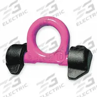 RUD CHAIN Hoist Ring: Pivot, Weld-On, 22,040 lb Working Load Limit, Steel, 180° Pivot Angle, Pink (MPN 7992490). Key specifications — Brand: RUD CHAIN; Operation: Lifting.