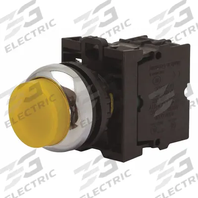EATON Extended Push Button: 22 mm Mounting Size, Non-Metallic - Illuminated Extended-Length Push-Button Operators