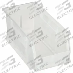 AKRO-MILS Hang and Stack Bin: 5 1/2 in x 10 7/8 in x 5 in, Clear, Label Holder Included, 30230SCLAR. Key specifications — Electrostatic Discharge: Not Electrostatic Discharge Conductive; Brand: AKRO-MILS; % Recycled Content: 0%.