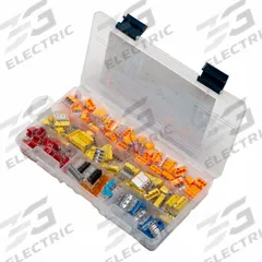 IDEAL Push-In Lever Kit: 128 Pieces, 20 AWG – 10 AWG Wire Sizes (MPN 30-1011). Key specifications — Manufacturer Part Number: 30-1011; Brand: IDEAL; Includes: (10) 3-Port.