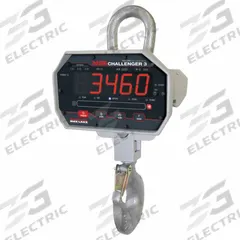 RICE LAKE WEIGHING SYSTEMS Crane Scale: 2,000 lb Wt Capacity - Imperial, +/-0.1% Accuracy, 0.8 lb (MPN MSI-3460-2000RF). Key specifications — Readability: 0.8 lb; Standards: ASME; Includes: 6V Rechargeable Battery; Housing Material: Aluminum; Manufacturer Part Number: MSI-3460-2000RF; Brand: RICE LAKE WEIGHING SYSTEMS; Weighing Units: lb.