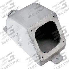 PASS & SEYMOUR Back Box: 100 A, 1.5 in, Dead End Hub, Straight (MPN PSBB1001W). Key specifications — Brand: PASS & SEYMOUR; Material: Aluminum.