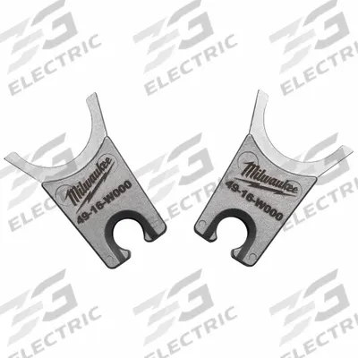 MILWAUKEE Upper and Lower Crimping Die: W Style Dies, For Use With 2678-20 - Milwaukee Replacement Crimping Dies