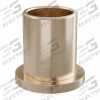 Flanged Sleeve Bearing: Bronze, SAE 841, 5/8 in Bore, 3/4 in OD, 1 in Lg, USDA H-1 Approved, 3 PK (MPN ECOF101216). Key specifications — System of Measurement: Inch; Lubricant Material: USDA H-1 Approved; Material Grade: SAE 841; Flange Type: Flanged; Brand: BUNTING BEARINGS.