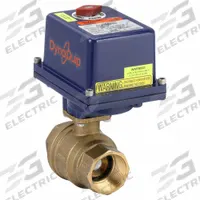 DYNAQUIP CONTROLS Electrically Actuated Two-Way Ball Valve: 1 1/2 in, Brass, 12 to 24V AC/DC (MPN EHH27ATE25H). Key specifications — Included Mounting: ISO 5211 Actuator Mounting Pad; Brand: DYNAQUIP CONTROLS; Stem Material: Nickel-Plated Brass; Actuator Features: Heater.