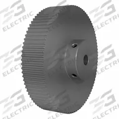 DAYTON Timing Pulley: Modified Curvilinear, Fixed, For GT Timing Belt Section, For 15 mm Belt Wd (MPN 90-3P15-6A4). Key specifications — Brand: DAYTON; Finish: Clear Anodized; For Belt Series: Powerhouse®.