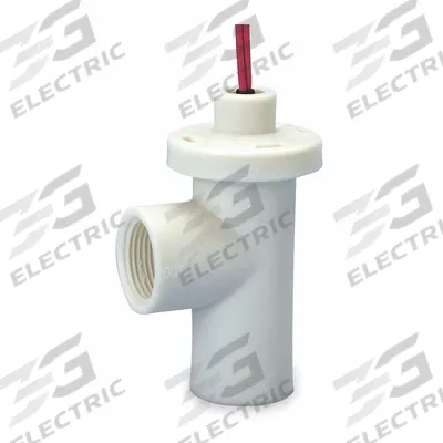 GEMS SENSORS Liquid Flow Switch: Piston, Polypropylene, 3/4 in FNPT, 3/4 in Connection Size - General Purpose Piston Flow Switches