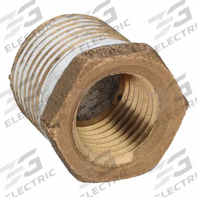 APPROVED VENDOR Metal Pipe Straight: Straight, 3/8 in x 1/4 in, Class 125, None Brass, PTFE - Threaded Low-Pressure Pipe Fittings for Potable Water with Thread Sealant