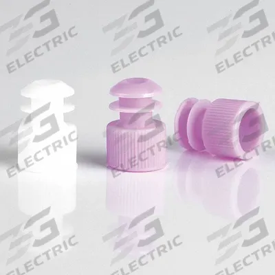 GLOBE SCIENTIFIC Cap: 12 mm Dia, Yellow, Polyethylene, Unlined - Plug Caps