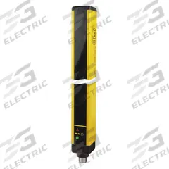 IFM Light Curtain: 24V DC, 12 Beams, 14 mm Spacing, 160 mm Protected Ht, M12, 100 m Cable Lg (MPN OY001S). Key specifications — Auxiliary Contact Rating: 400 mA @ 24V DC; Type of Light: 950 nm IR LED; DC Voltage Rating: 24V DC; Brand: IFM; Receiver Electrical Connection: M12; Transmitter Electrical Connection: M12; AC Voltage Rating: Not Rated; Safety Output Ratings: 400 mA @ 24V DC.