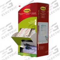 COMMAND Small Poster Strip: 0.63 in Overall Wd, 1.81 in Overall Lg, White, Double-Sided, Foam (MPN 17024CABPK). Key specifications — Brand: COMMAND; Material: Foam.