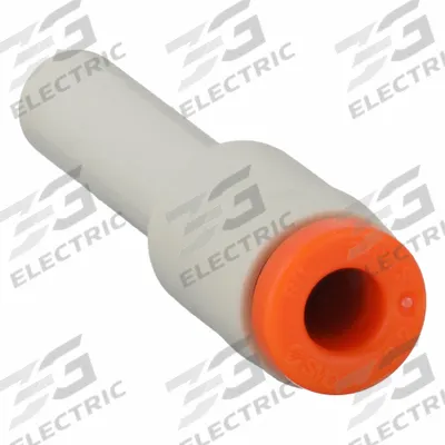 SMC Push-Fit Adapter Fitting: 1/8 in OD x 3/16 in OD Size, Push-to-Connect x Push-to-Connect - Polybutylene & Brass Tube Fittings